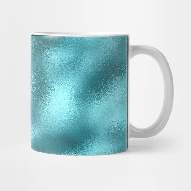 Marble Pattern Aesthetic Teal Blue Glas by jodotodesign